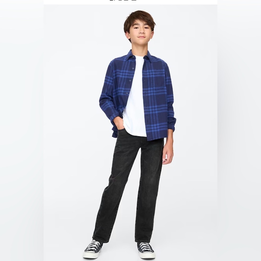 GAP kids off Black Kids Straight Jeans